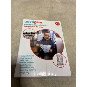 New GoodGear Portable Travel High Chair for Kids 6+ Months Safety Harness